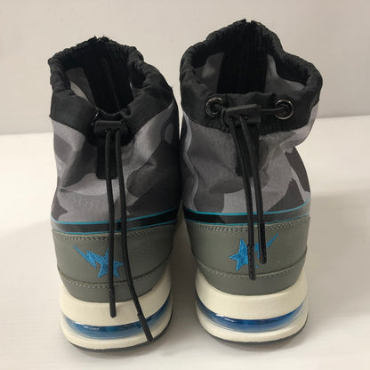 【中古品】【メンズ】 A BATHING APE アベイシングエイプ A BATHING APE HONEYCOMB CAMO ZIP ROAD STA  スニーカー 靴 162-240916-rk-18-tei サイズ：28cm カラー：グレー 万代Net店