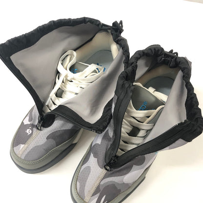 【中古品】【メンズ】 A BATHING APE アベイシングエイプ A BATHING APE HONEYCOMB CAMO ZIP ROAD STA  スニーカー 靴 162-240916-rk-18-tei サイズ：28cm カラー：グレー 万代Net店