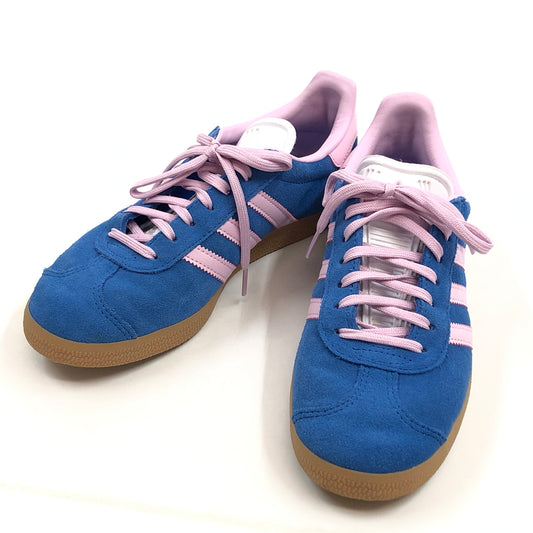【中古品】【レディース】 ADIDAS アディダス WOMEN'S GAZELLE JH7219 ウィメンズ ガゼル スニーカー シューズ 靴 166-261019-hn-02-fur サイズ：24.0cm US7 カラー：ブルー/オーキッド フュージョン/ガム 万代Net店