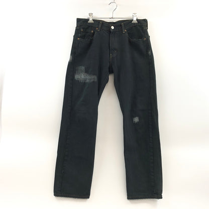 【現状渡し品】【メンズ】 LEVI'S リーバイス BLACK DENIM PANTS 00505-4891 刻印4002 12年製 メキシコ製 ブラックデニムパンツ ボトムス 158-260726-hn-05-fur サイズ：30×30 カラー：ブラック 万代Net店