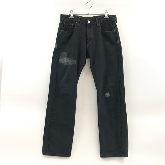 【現状渡し品】【メンズ】 LEVI'S リーバイス BLACK DENIM PANTS 00505-4891 刻印4002 12年製 メキシコ製 ブラックデニムパンツ ボトムス 158-260726-hn-05-fur サイズ：30×30 カラー：ブラック 万代Net店