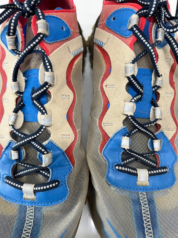 【中古品】【メンズ】 NIKE ナイキ × UNDERCOVER アンダーカバー 別注 コラボ REACT ELEMENT 87 BQ2718-200 リアクトエレメント87 スニーカー 靴 160-260824-YS-03-hon サイズ：29 カラー："UNDERCOVER" LT BEIGE CHALK/SIGNAL BLUE 万代Net店