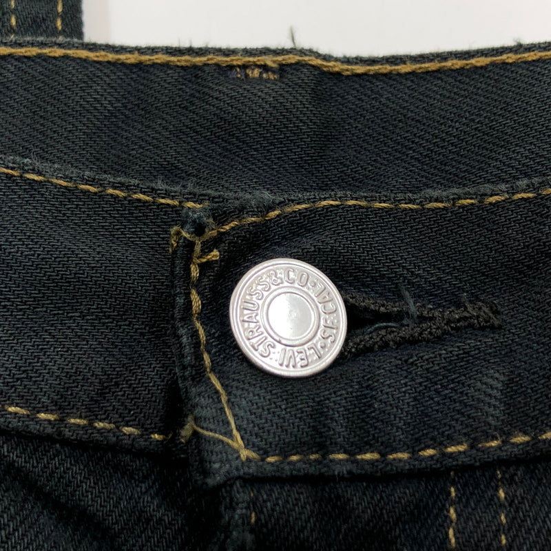 【現状渡し品】【メンズ】 LEVI'S リーバイス BLACK DENIM PANTS 00505-4891 刻印4002 12年製 メキシコ製 ブラックデニムパンツ ボトムス 158-260726-hn-05-fur サイズ：30×30 カラー：ブラック 万代Net店