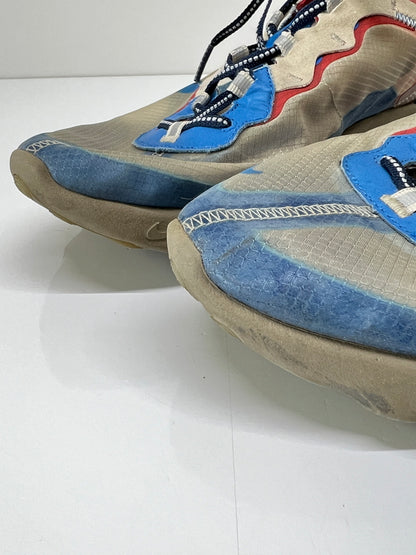【中古品】【メンズ】 NIKE ナイキ × UNDERCOVER アンダーカバー 別注 コラボ REACT ELEMENT 87 BQ2718-200 リアクトエレメント87 スニーカー 靴 160-260824-YS-03-hon サイズ：29 カラー："UNDERCOVER" LT BEIGE CHALK/SIGNAL BLUE 万代Net店