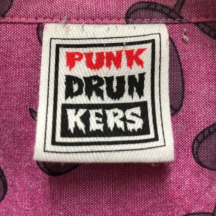 【中古品】【メンズ】 PUNK DRUNKERS パンクドランカーズ PUNK DRUNKERS パンクドランカーズ 総柄 画鋲柄 半袖 シャツ 145-240928-SU-3-tom 万代Net店