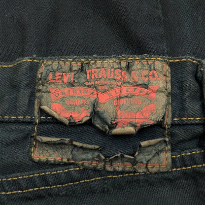【現状渡し品】【メンズ】 LEVI'S リーバイス BLACK DENIM PANTS 00505-4891 刻印4002 12年製 メキシコ製 ブラックデニムパンツ ボトムス 158-260726-hn-05-fur サイズ：30×30 カラー：ブラック 万代Net店