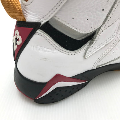 【中古品】【メンズ】 NIKE ナイキ CU9307-106 AIR JORDAN 7 RETRO エアジョーダン 7 レトロ スニーカー 160-240925-na-10-tag サイズ：US 9.5 27.5cm カラー：WHITE/BLACK-CARDINAL RED 万代Net店