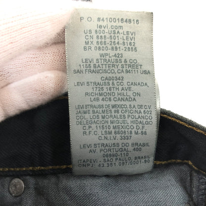 【現状渡し品】【メンズ】 LEVI'S リーバイス BLACK DENIM PANTS 00505-4891 刻印4002 12年製 メキシコ製 ブラックデニムパンツ ボトムス 158-260726-hn-05-fur サイズ：30×30 カラー：ブラック 万代Net店