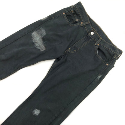 【現状渡し品】【メンズ】 LEVI'S リーバイス BLACK DENIM PANTS 00505-4891 刻印4002 12年製 メキシコ製 ブラックデニムパンツ ボトムス 158-260726-hn-05-fur サイズ：30×30 カラー：ブラック 万代Net店