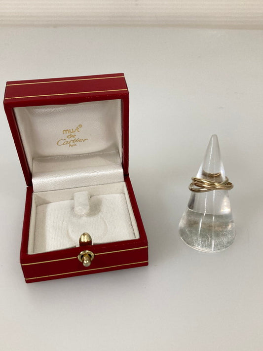 【中古品】【メンズ/レディース】  MUST DE CARTIER マストドゥカルティエ トリニティトリニティ SM リング 指輪 アクセサリー 182-250122-AS-11-min カラー：ゴールド 9号 万代Net店