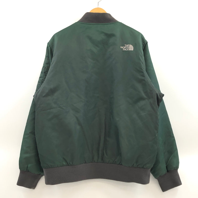 【ジャンク品】【メンズ】 THE NORTH FACE ザ・ノースフェイス MA-1 JACKET ボンバージャケット ミリタリー アウター 144-261019-hn-03-fur サイズ：L カラー：グリーン系 万代Net店