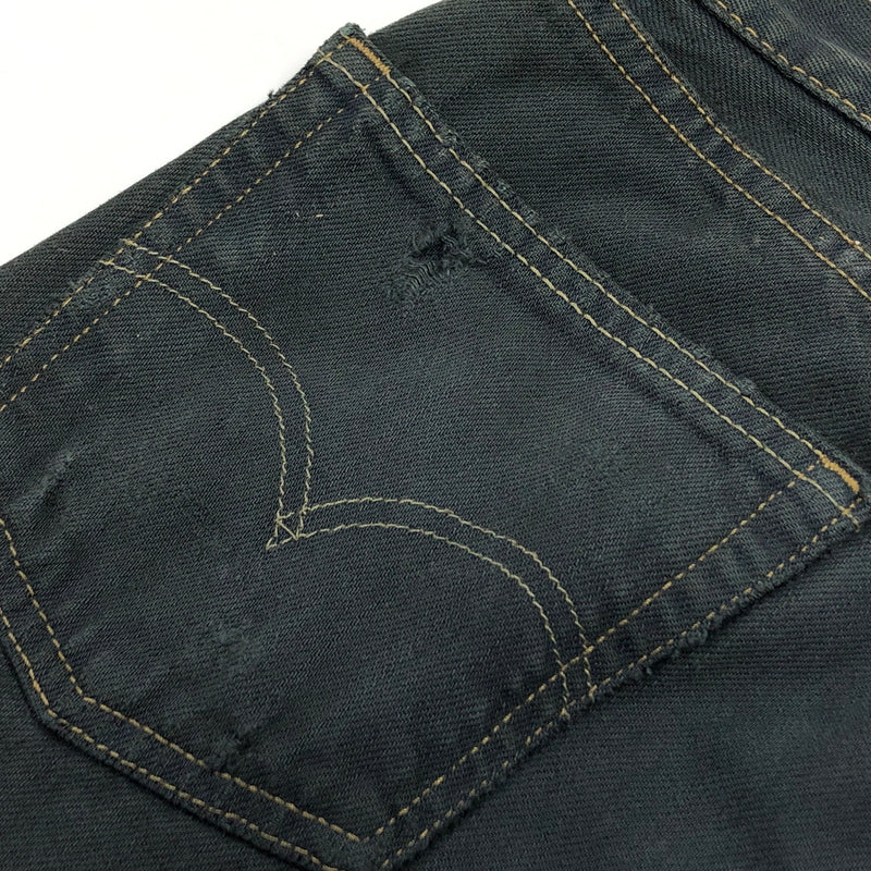 【現状渡し品】【メンズ】 LEVI'S リーバイス BLACK DENIM PANTS 00505-4891 刻印4002 12年製 メキシコ製 ブラックデニムパンツ ボトムス 158-260726-hn-05-fur サイズ：30×30 カラー：ブラック 万代Net店