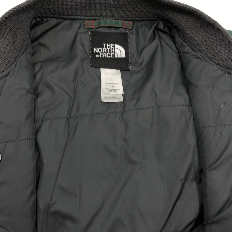 【ジャンク品】【メンズ】 THE NORTH FACE ザ・ノースフェイス MA-1 JACKET ボンバージャケット ミリタリー アウター 144-261019-hn-03-fur サイズ：L カラー：グリーン系 万代Net店