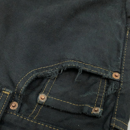 【現状渡し品】【メンズ】 LEVI'S リーバイス BLACK DENIM PANTS 00505-4891 刻印4002 12年製 メキシコ製 ブラックデニムパンツ ボトムス 158-260726-hn-05-fur サイズ：30×30 カラー：ブラック 万代Net店