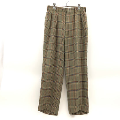 【中古品】【メンズ】 J.PRESS ジェイプレス CHECK SLACKS PANTS チェックスラックスパンツ ボトムス 157-260726-hn-06-fur サイズ：79 カラー：ブラウン系 万代Net店