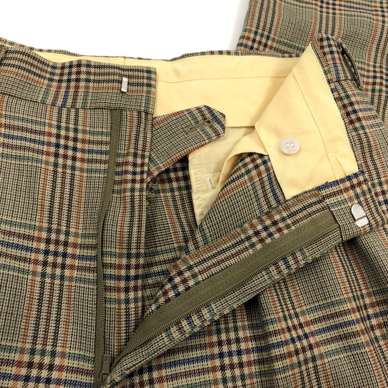 【中古品】【メンズ】 J.PRESS ジェイプレス CHECK SLACKS PANTS チェックスラックスパンツ ボトムス 157-260726-hn-06-fur サイズ：79 カラー：ブラウン系 万代Net店
