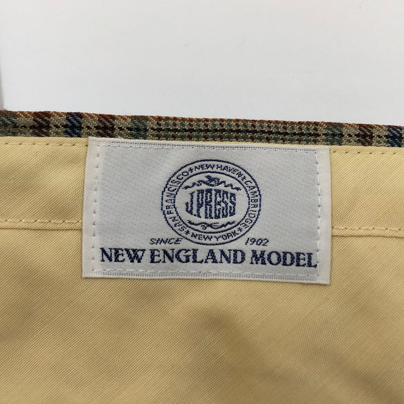 【中古品】【メンズ】 J.PRESS ジェイプレス CHECK SLACKS PANTS チェックスラックスパンツ ボトムス 157-260726-hn-06-fur サイズ：79 カラー：ブラウン系 万代Net店