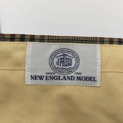 【中古品】【メンズ】 J.PRESS ジェイプレス CHECK SLACKS PANTS チェックスラックスパンツ ボトムス 157-260726-hn-06-fur サイズ：79 カラー：ブラウン系 万代Net店