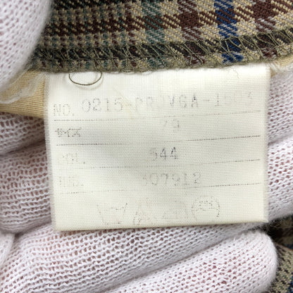 【中古品】【メンズ】 J.PRESS ジェイプレス CHECK SLACKS PANTS チェックスラックスパンツ ボトムス 157-260726-hn-06-fur サイズ：79 カラー：ブラウン系 万代Net店