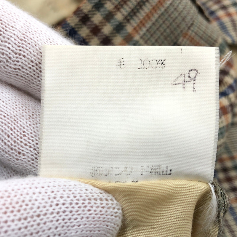 【中古品】【メンズ】 J.PRESS ジェイプレス CHECK SLACKS PANTS チェックスラックスパンツ ボトムス 157-260726-hn-06-fur サイズ：79 カラー：ブラウン系 万代Net店