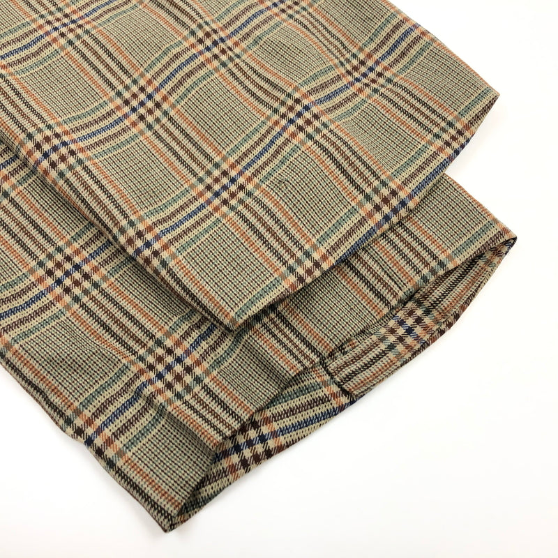 【中古品】【メンズ】 J.PRESS ジェイプレス CHECK SLACKS PANTS チェックスラックスパンツ ボトムス 157-260726-hn-06-fur サイズ：79 カラー：ブラウン系 万代Net店