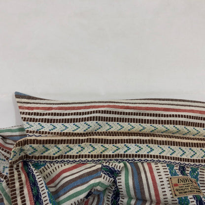 【中古品】【メンズ】 INDIAN MOTORCYCLE インディアンモーターサイクル MULTI STRIPE WESTERN LS SHIRT マルチストライプ ウエスタン 長袖シャツ カジュアルシャツ トップス 145-260507-hn-11-fur サイズ：M カラー：マルチカラー 万代Net店