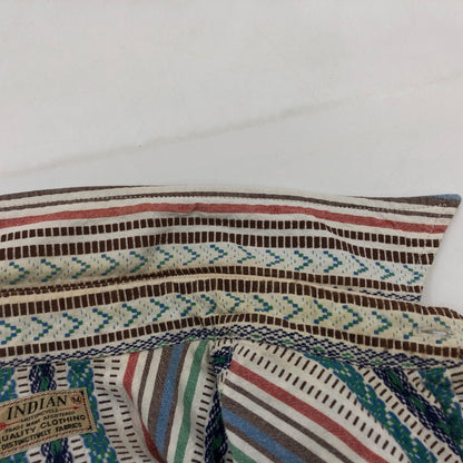 【中古品】【メンズ】 INDIAN MOTORCYCLE インディアンモーターサイクル MULTI STRIPE WESTERN LS SHIRT マルチストライプ ウエスタン 長袖シャツ カジュアルシャツ トップス 145-260507-hn-11-fur サイズ：M カラー：マルチカラー 万代Net店