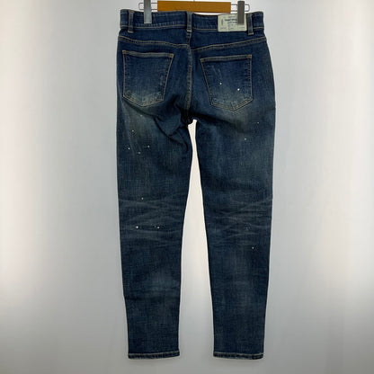 【中古品】【メンズ】 RETRO ENGINE ペンキペイントデニム 158-260506-SS-01-iwa サイズ：L カラー：ブルー 万代Net店