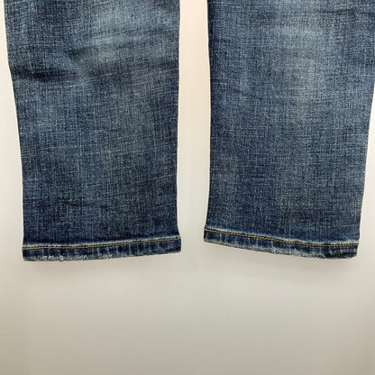 【中古品】【メンズ】 RETRO ENGINE ペンキペイントデニム 158-260506-SS-01-iwa サイズ：L カラー：ブルー 万代Net店