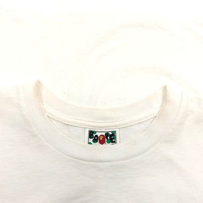 【中古品】【レディース】 A BATHING APE アベイシングエイプ CAMO PRINT S/S TEE 001TEL802013L カモプリント 半袖Tシャツ トップス 170-260726-hn-07-fur サイズ：S カラー：ホワイト 万代Net店