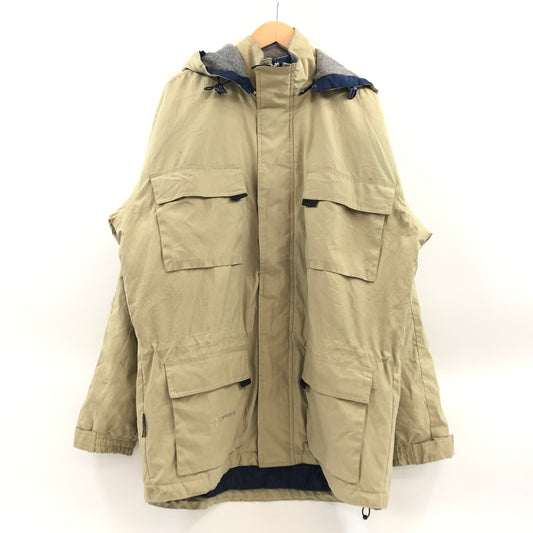 【現状渡し品】【メンズ】 UMBRO アンブロ 90S PADDED HOODED JACKET 銀タグ パデッド フーデッド ジャケット 中綿 アウター 146-261019-hn-05-fur サイズ：L カラー：ベージュ 万代Net店