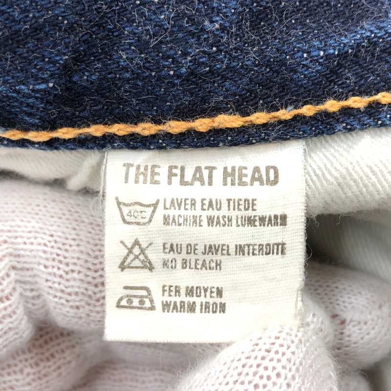 【現状渡し品】【メンズ】 THE FLAT HEAD ザフラットヘッド DENIM PANTS 3007 デニムパンツ ボトムス 156-260726-hn-08-fur サイズ：33 カラー：インディゴ 万代Net店