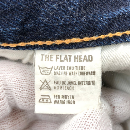 【現状渡し品】【メンズ】 THE FLAT HEAD ザフラットヘッド DENIM PANTS 3007 デニムパンツ ボトムス 156-260726-hn-08-fur サイズ：33 カラー：インディゴ 万代Net店