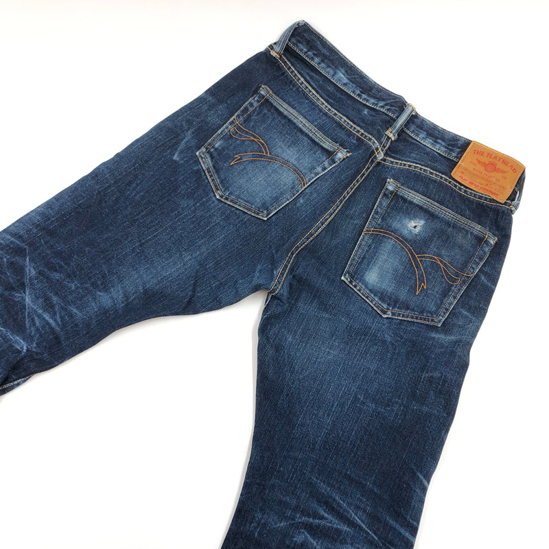 【現状渡し品】【メンズ】 THE FLAT HEAD ザフラットヘッド DENIM PANTS 3007 デニムパンツ ボトムス 156-260726-hn-08-fur サイズ：33 カラー：インディゴ 万代Net店