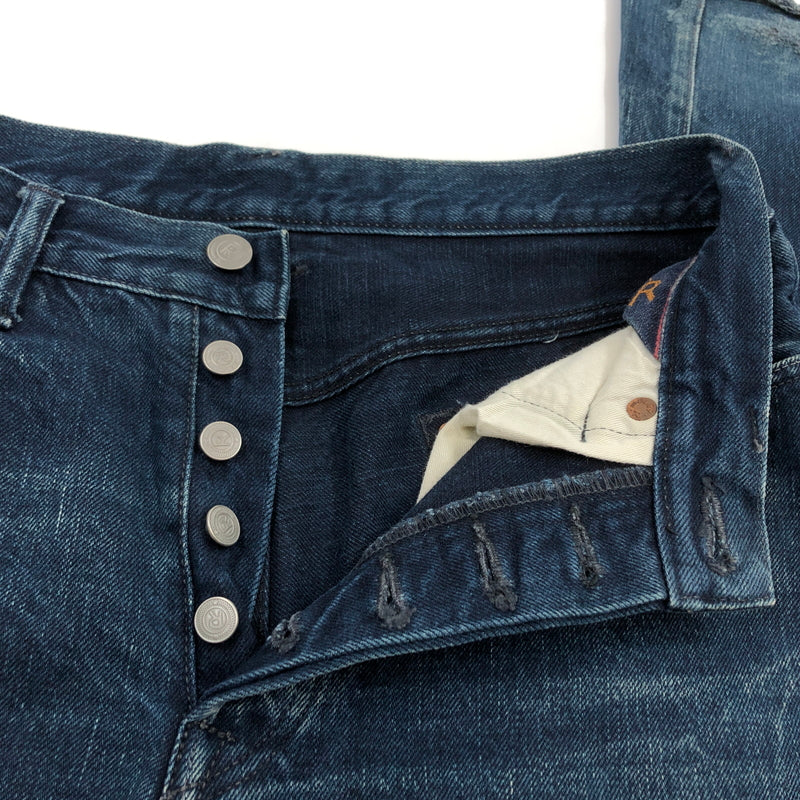 【中古品】【メンズ】 45R フォーティファイブアール BUTTON FLY DENIM PANTS 赤耳 ボタンフライ デニムパンツ ボトムス 151-260726-hn-09-fur サイズ：31 カラー：インディゴ 万代Net店