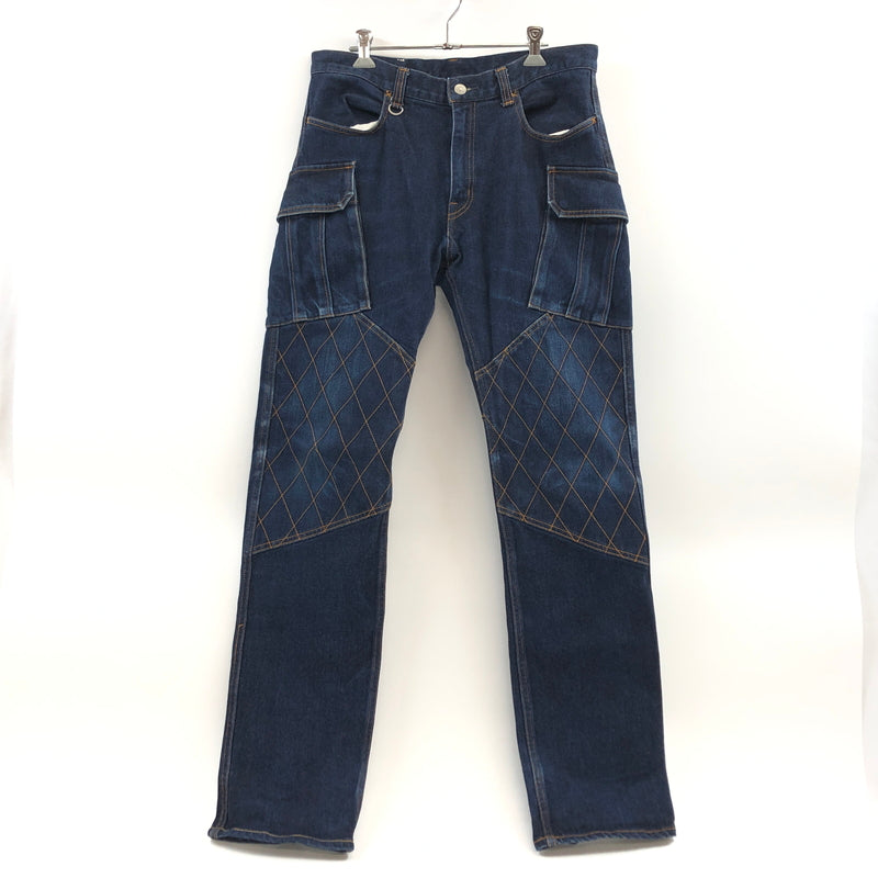 【中古品】【メンズ】 KOJIMA GENES 児島ジーンズ DOUBLE－KNEE DENIM PANTS ダブルニー デニムパンツ ボトムス 156-260726-hn-10-fur サイズ：34 カラー：インディゴ 万代Net店