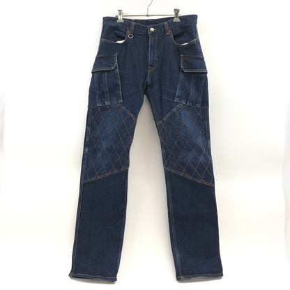 【中古品】【メンズ】 KOJIMA GENES 児島ジーンズ DOUBLE－KNEE DENIM PANTS ダブルニー デニムパンツ ボトムス 156-260726-hn-10-fur サイズ：34 カラー：インディゴ 万代Net店
