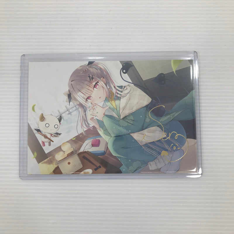 【中古美品】 ぶいすぽっ! 空澄セナ 誕生日記念2025 箔押しポストカード 053-260507-ti-07-tag 万代Net店
