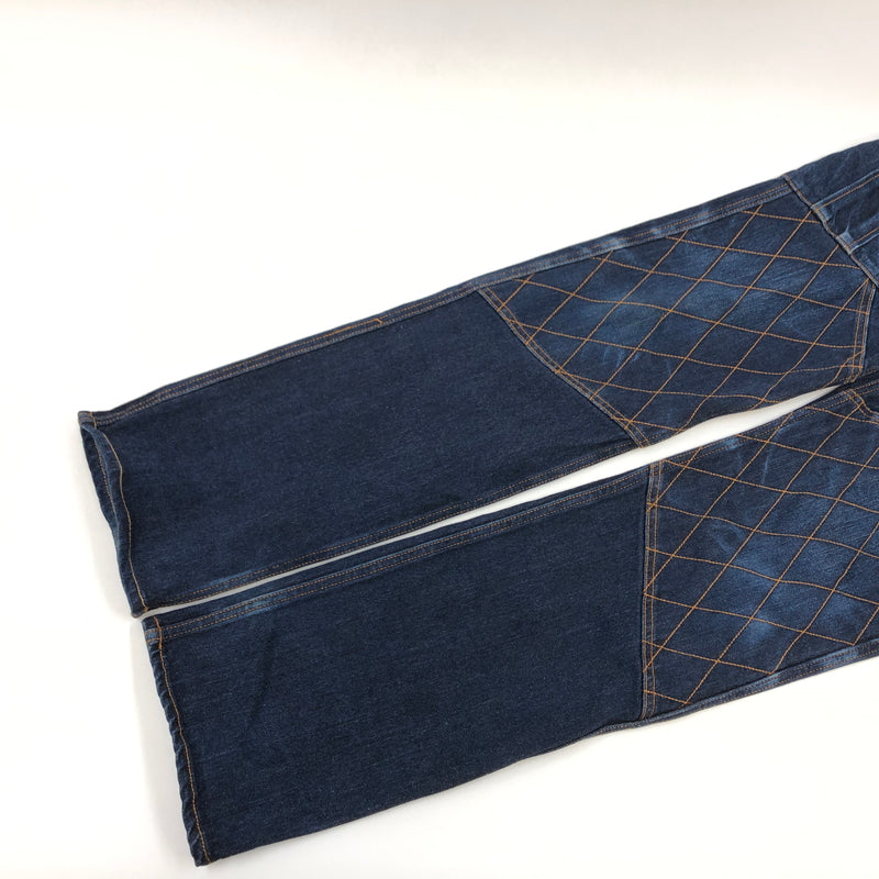 【中古品】【メンズ】 KOJIMA GENES 児島ジーンズ DOUBLE－KNEE DENIM PANTS ダブルニー デニムパンツ ボトムス 156-260726-hn-10-fur サイズ：34 カラー：インディゴ 万代Net店