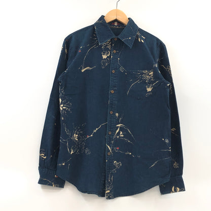【中古品】【レディース】 PAL'LAS PALACE パラスパレス L/S SHIRT インディゴ染め 長袖シャツ カジュアルシャツ トップス 170-260727-hn-01-fur サイズ：4 カラー：インディゴ 万代Net店