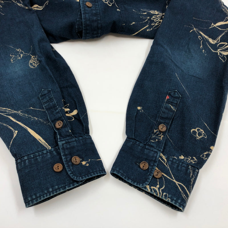 【中古品】【レディース】 PAL'LAS PALACE パラスパレス L/S SHIRT インディゴ染め 長袖シャツ カジュアルシャツ トップス 170-260727-hn-01-fur サイズ：4 カラー：インディゴ 万代Net店