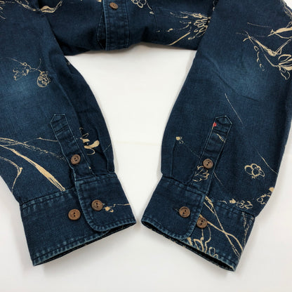 【中古品】【レディース】 PAL'LAS PALACE パラスパレス L/S SHIRT インディゴ染め 長袖シャツ カジュアルシャツ トップス 170-260727-hn-01-fur サイズ：4 カラー：インディゴ 万代Net店