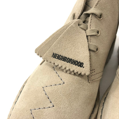 【中古品】【メンズ】  NEIGHBORHOOD×CLARKS 24SS DESERT BOOT ネイバーフッド×クラークス  デザートブーツ "ベージュ" ハイカットブーツ 164-240809-si-15-tei サイズ：25.5cm カラー：ベージュ 万代Net店