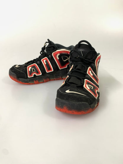 【中古品】【メンズ】 NIKE ナイキ AIR MORE UP TEMPO CJ6129-001 エアー モアアップテンポ スニーカー 靴 160-260819-jt-04-min サイズ：US 9 27.0cm カラー：ブラック/レッド 万代Net店
