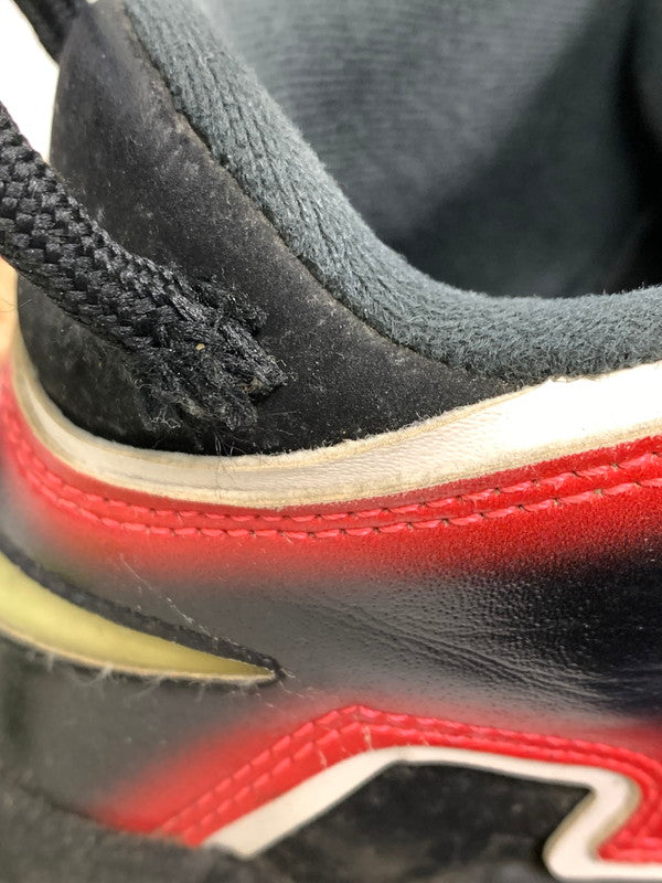 【中古品】【メンズ】 NIKE ナイキ AIR MORE UP TEMPO CJ6129-001 エアー モアアップテンポ スニーカー 靴 160-260819-jt-04-min サイズ：US 9 27.0cm カラー：ブラック/レッド 万代Net店