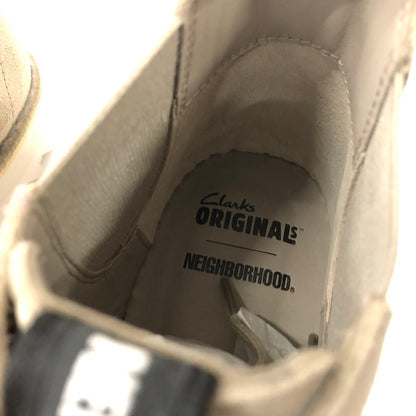 【中古品】【メンズ】  NEIGHBORHOOD×CLARKS 24SS DESERT BOOT ネイバーフッド×クラークス  デザートブーツ "ベージュ" ハイカットブーツ 164-240809-si-15-tei サイズ：25.5cm カラー：ベージュ 万代Net店