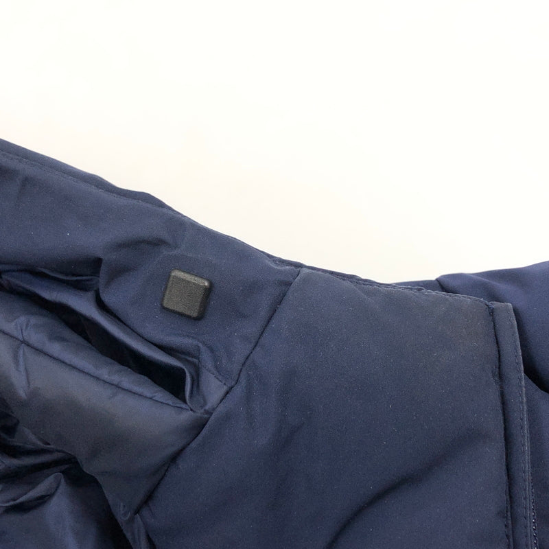 【中古品】【メンズ】 UNIQLO ユニクロ SEAMLESS DOWN PARKA 311-449725 シームレス ダウンパーカー ダウンジャケット アウター 147-261019-hn-09-fur サイズ：XL カラー：ネイビー 万代Net店