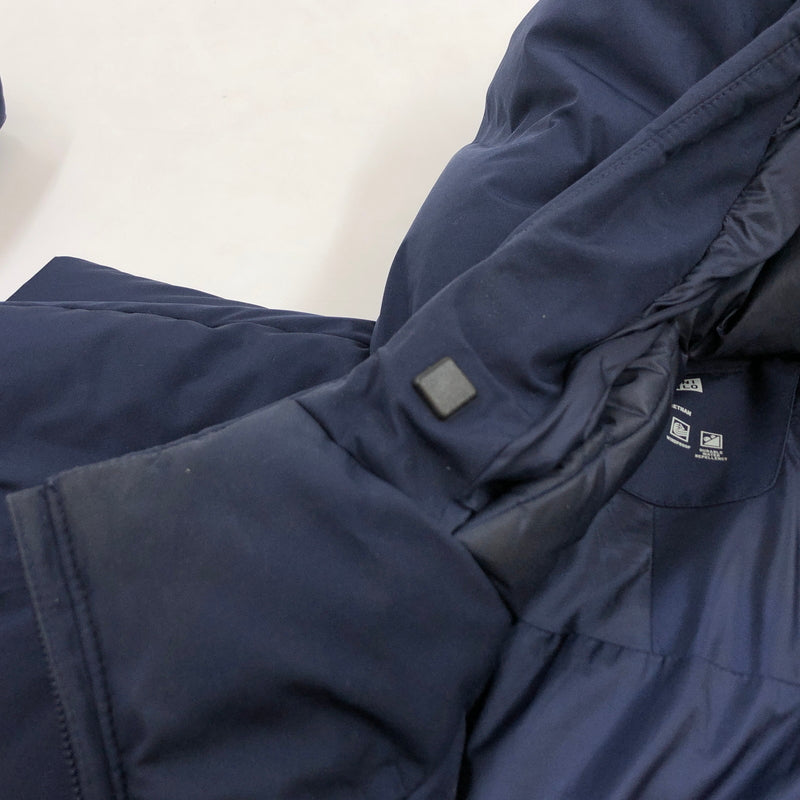 【中古品】【メンズ】 UNIQLO ユニクロ SEAMLESS DOWN PARKA 311-449725 シームレス ダウンパーカー ダウンジャケット アウター 147-261019-hn-09-fur サイズ：XL カラー：ネイビー 万代Net店