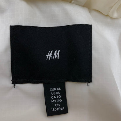 【中古品】【メンズ】 H&M エイチアンドエム DOWN JACKET ダウンジャケット アウター 147-261019-hn-10-fur サイズ：XL カラー：ホワイト 万代Net店