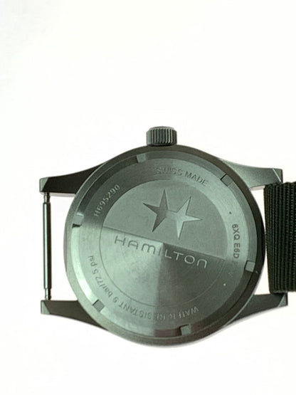 【中古美品】【メンズ】 ハミルトン KHAKI FIELD MECHANICAL 42MM H69529913 カーキ フィールド メカニカル 腕時計 時計 195-260123-jt-09-min カラー：シルバー/オリーブ 万代Net店